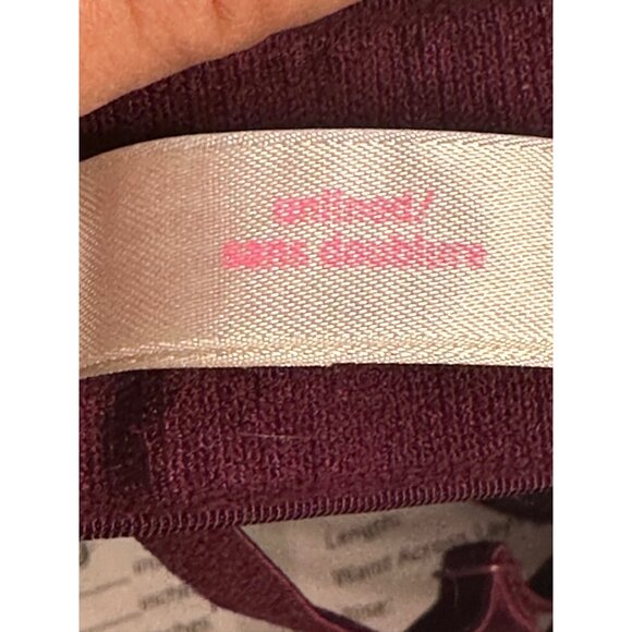 PINK Victoria's Secret Velvet Plum Sequin Bralette Size S Sexy Glam Sparkle - Picture 8 of 9